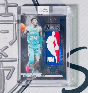 2023-24 Noir Brandon Miller RC Logoman 1/1 One of One