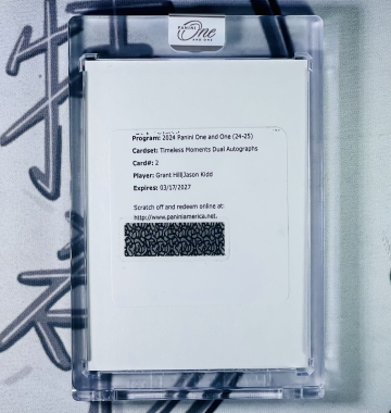 2024-25 One and One Grant Hill & Jason Kidd Timeless Moments