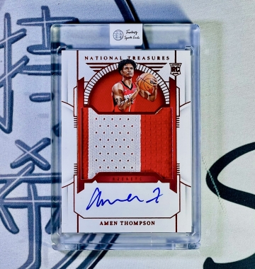 2023-24 National Treasure Amen Thompson /75 雙色正RPA
