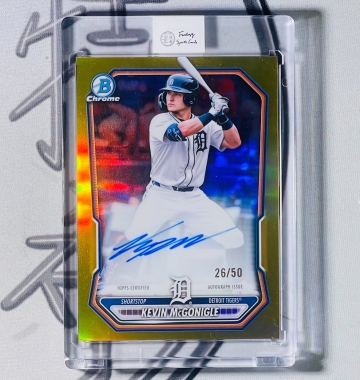 2026 Bowman Chrome Kevin McGonigle /50 卡面簽