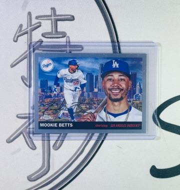 2025-26 Topps Chrome Platinum Mookie Betts City Variation