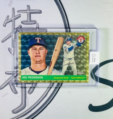 2025 Topps Chrome Platinum Joc Pederson Superfractor 1/1