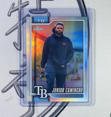 2026 Topps Chrome Junior Caminero 銀亮變體版
