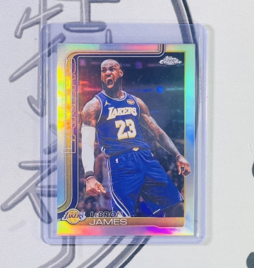 2025-26 Topps Chrome Update LeBron James 銀亮