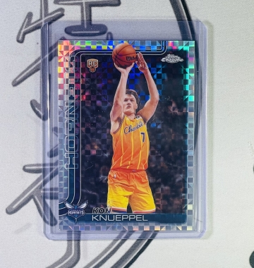 2025-26 Topps Chrome Update Kon Knueppel Checkboard亮 RC