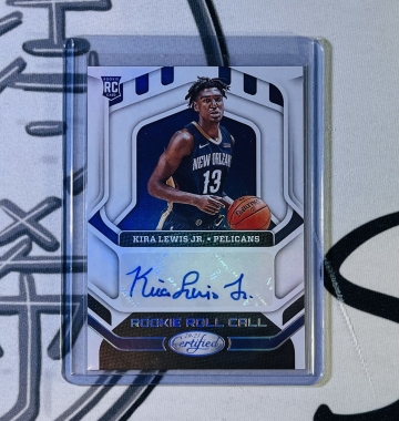 2020-21 Certified Kira Lewis Jr. RC 簽名