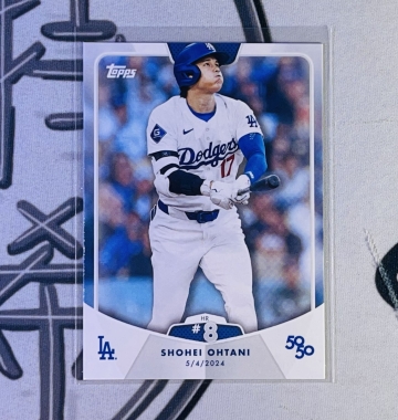 2024 Topps 50/50 Shohei Ohtani 第8轟