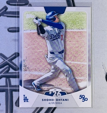 2024 Topps 50/50 Shohei Ohtani 第26轟