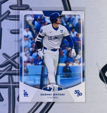 2024 Topps 50/50 Shohei Ohtani 第28轟