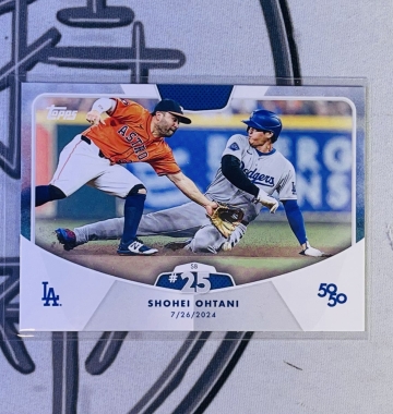 2024 Topps 50/50 Shohei Ohtani 第25盜
