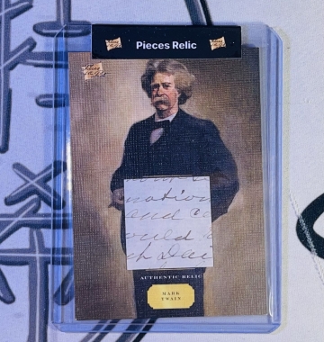 2023 Pieces of the Past Mark Twain Relic Card
