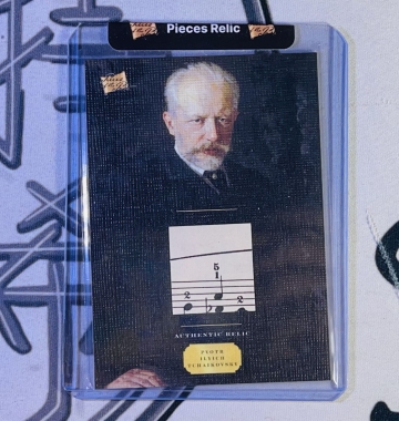 2023 Pieces of the Past Pyotr Ilich Tchaikovsky Relic Card