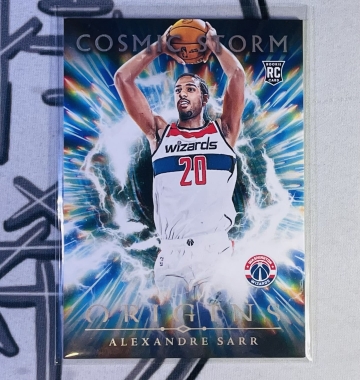 2024-25 Origins Alexander Sarr RC Cosmic Storm