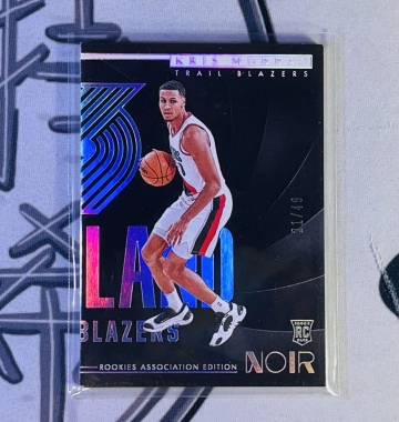 2023-24 Noir Kris Murray RC /49