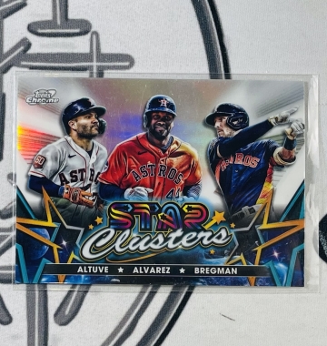 2023 Topps Chrome Cosmic Altuve & Alvarez & Bregman