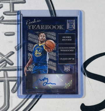2021-22 Donruss Elite Moses Moody RC 簽名