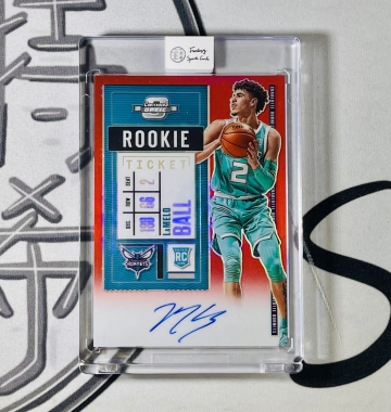 2020-21 Contenders Optic Lamelo Ball RC 卡面簽 /75