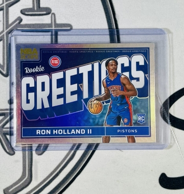 2024-25 Hoops Ron Holland II Rookie Greetings 銀亮