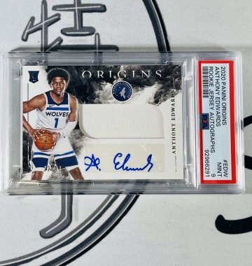 2020-21 Origins Anthony Edwards RJA /99 PSA9分